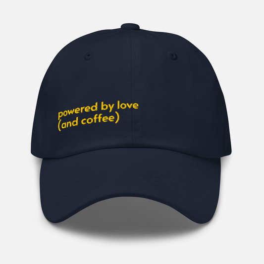 Statement-Cap: powered by love (and coffee)